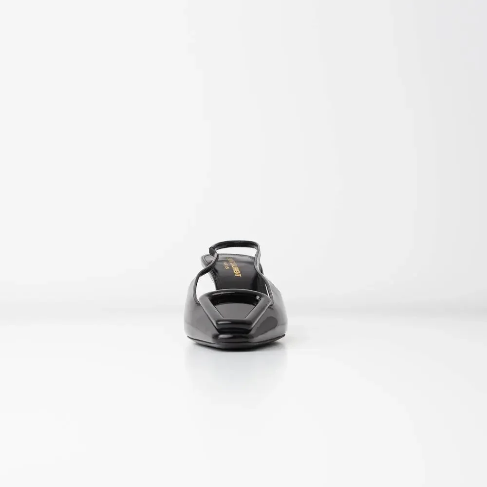 Saint Laurent Women's 24 Slingback Kitten Heel Pumps - Picture 5 of 8